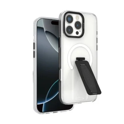 Cover Iphone 16 Pro Max Magsafe Grip Case levelo Morphix - Black